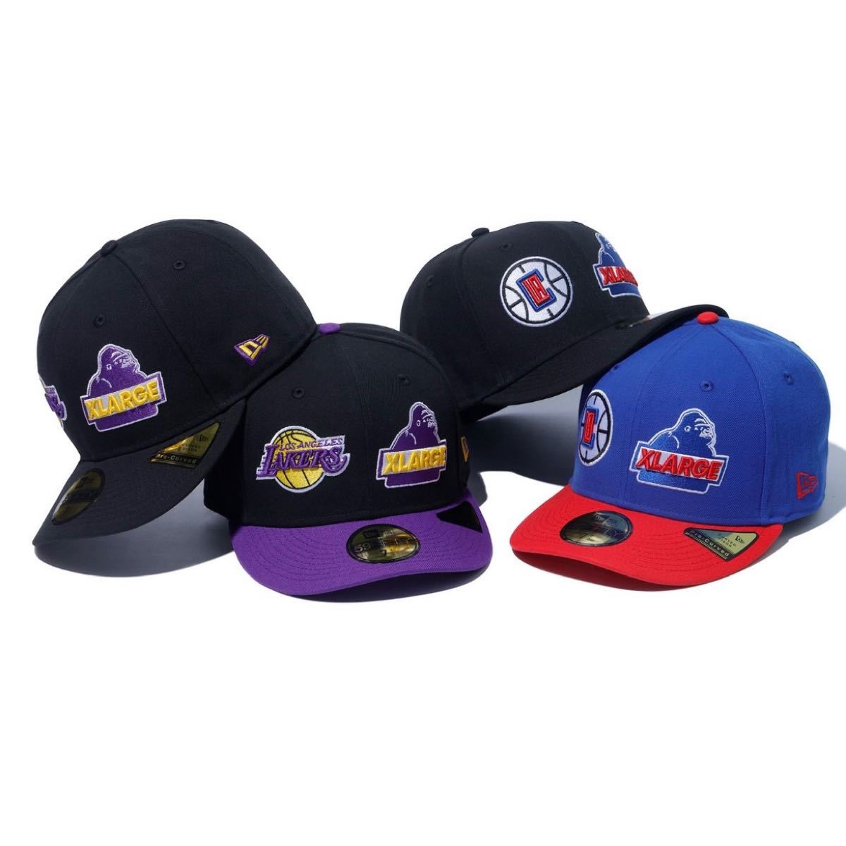 X-LARGE NEWERA LAKERS スタジャン