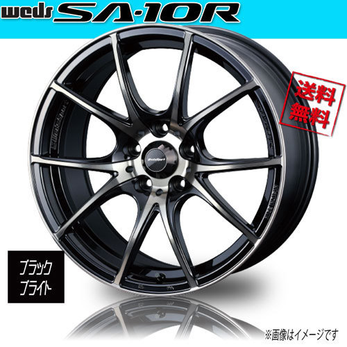 ホイール新品 1本のみ WEDS Sport SA-10R ZBB ウェッズスポーツ 18インチ 5H114.3 10.5J+12 φ73 業販4本購入で送料無料 保証書付 軽量_画像1