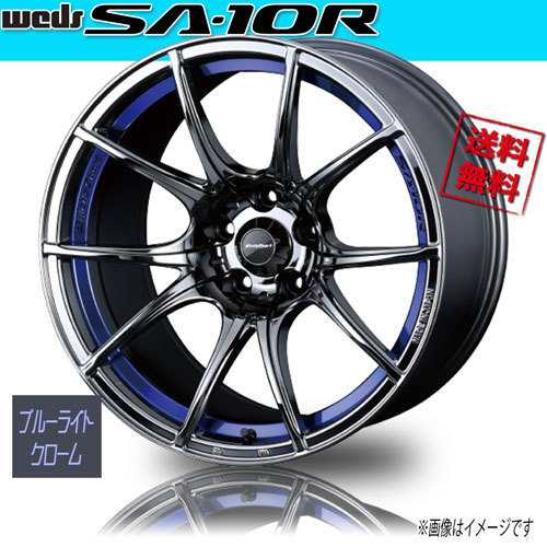 ホイール新品 4本セット WEDS Sport SA-10R BLC ウェッズスポーツ 18インチ 5H114.3 7.5J+35 φ73 業販4本購入で送料無料 保証書付 軽量_画像1