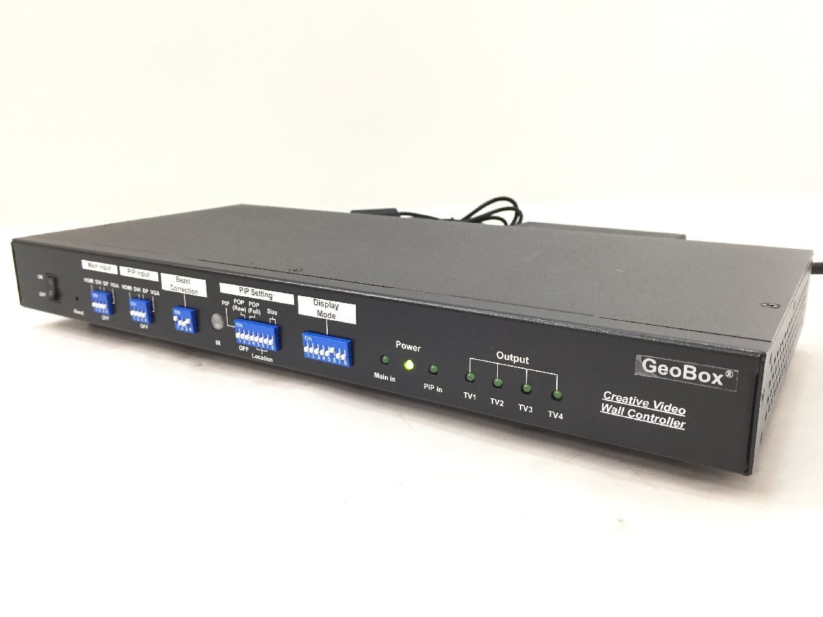 GeoBox Quad Channel video wall controller 多機能マルチディスプレイ
