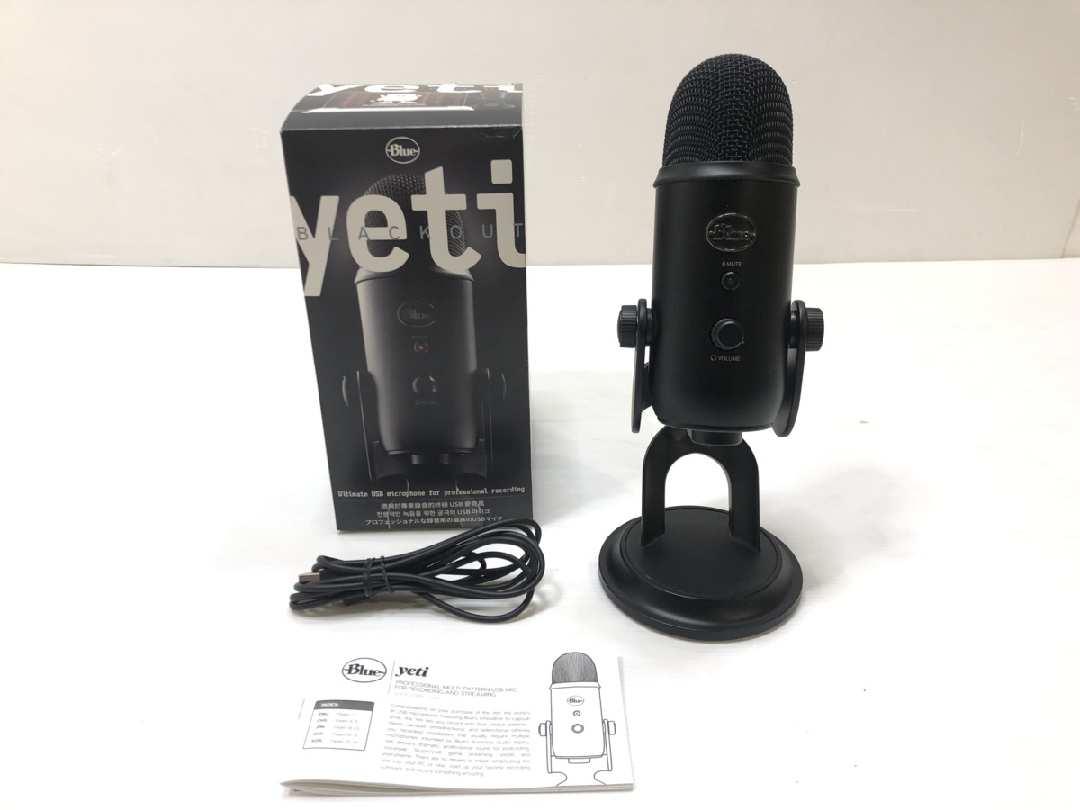 Yahoo!オークション - 美品 Blue yeti Microphones BLACKOUT Yahoo!オークション - 美品 Blue yeti Microphones BLACKOUT