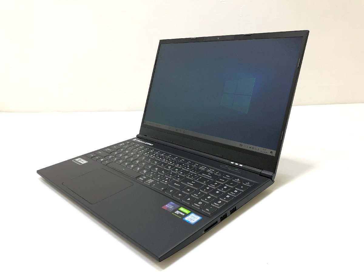 極美品 ドスパラ DOSPARA ゲーミングノートPC GALLERIA ガレリア