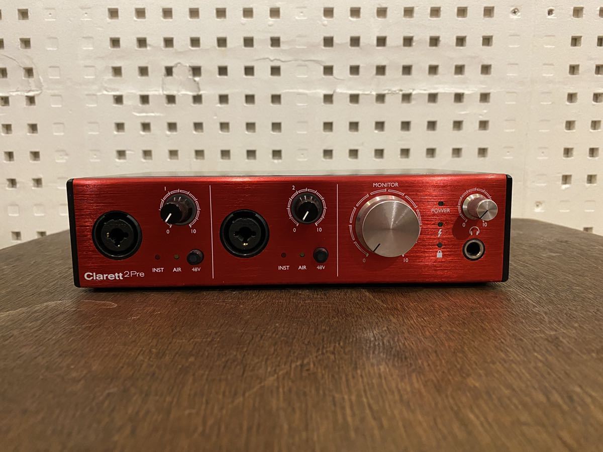 Focusrite Clarett 2Pre Thunderbolt オーディオインターフェイス