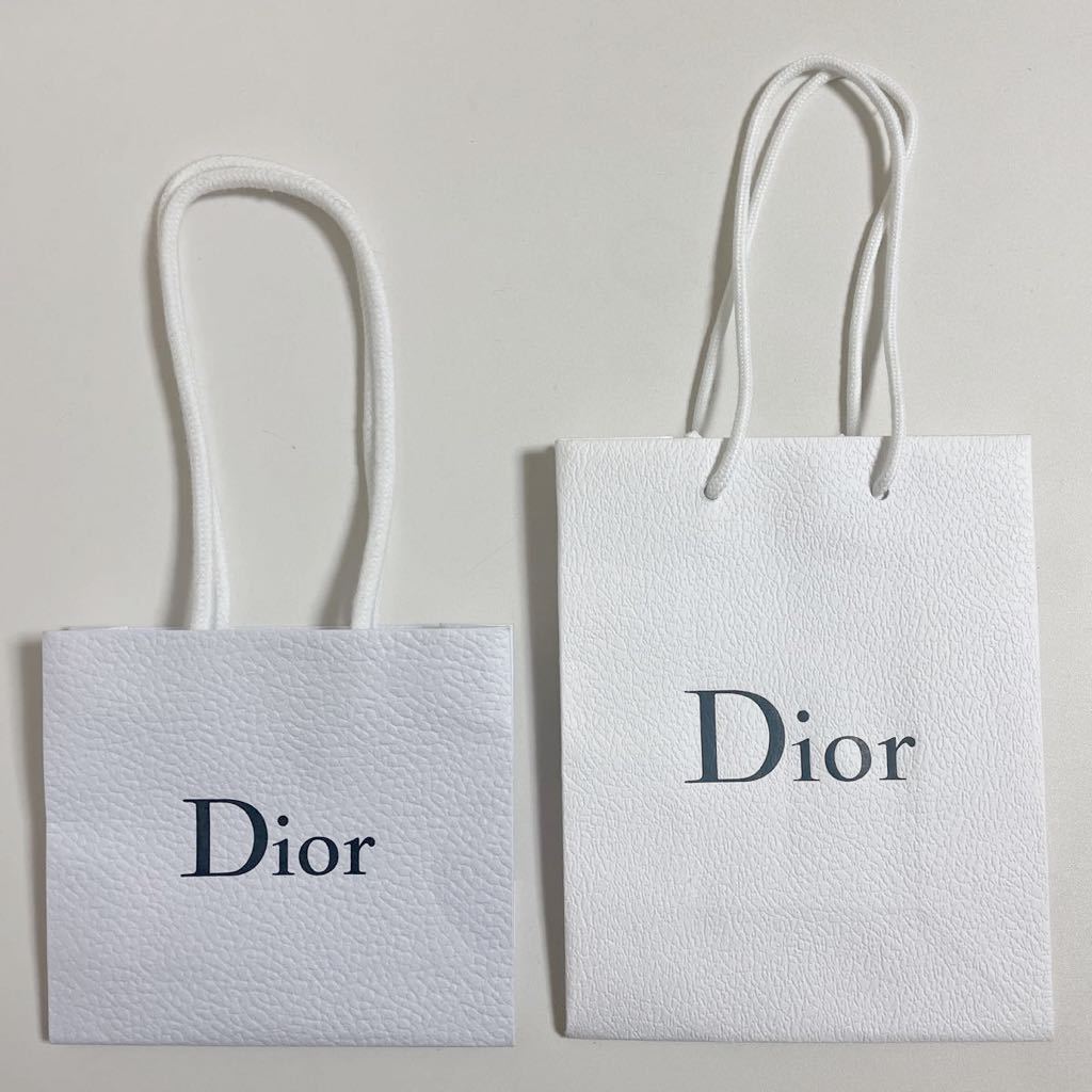 PayPayフリマ｜即決 Dior ディオール 紙袋 袋 ショッパー ２枚セット
