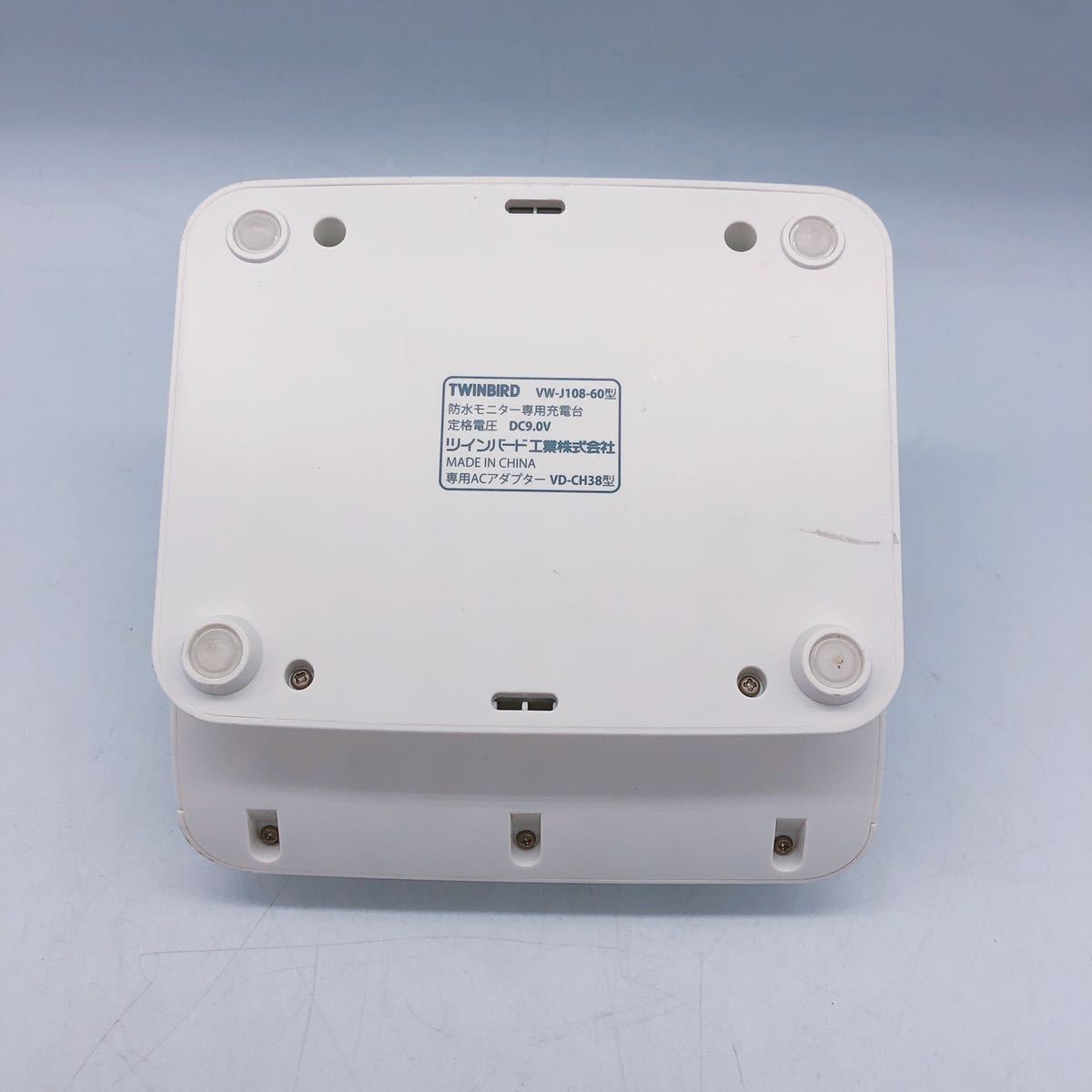 CN56 TWINBIRD ツインバード VW-J109-RX 防水ワイヤレスモニター 10型 リモコン/コード付 アンテナ セット 品 通電確認済み 9
