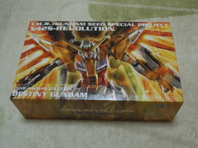 T.M.Revolution / X42S-REVOLUTION(HG 1|144 высокий ne специальный Destiny Gundam )*BOX искусство книжка *CD б/у товар 