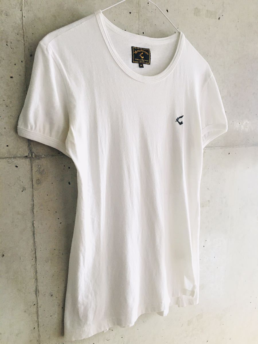 [ шедевр * редкий *M размер * бесплатная доставка!] Vivienne Westwood Anne Glo любитель Logo футболка Vivienne Westwood Anglomania Италия производства 