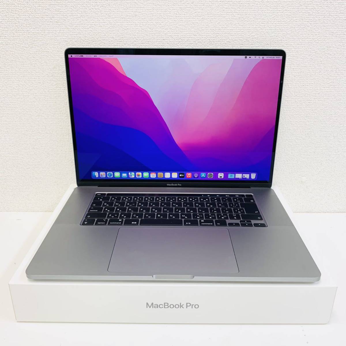 極美品】Apple MacBook Pro 2019 16インチ 2.6GHz Core i7 16GB 512GB