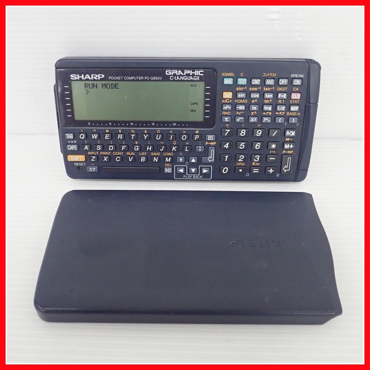 半額SALE☆ ポケコン ポケットコンピュータ PC-G850V SHARP - その他 ...