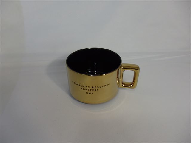 * new goods unused * Starbucks reserve roast ta Lee mug Gold ( original shopping bag present )( Tokyo middle eyes black )296mL TYO6