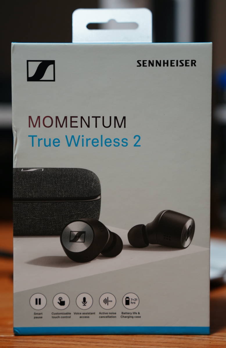 【美品】Sennheiser MOMENTUM True Wireless 2 ワイヤレスイヤホン