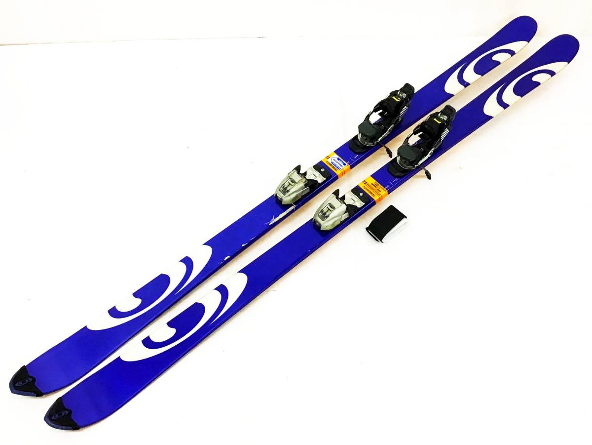 2点セット スキー板 SALOMON TENEIGHTY 1080 青テン 177cm ツインチップ/ビンディング MARKER サロモン  テンエイティ マーカー