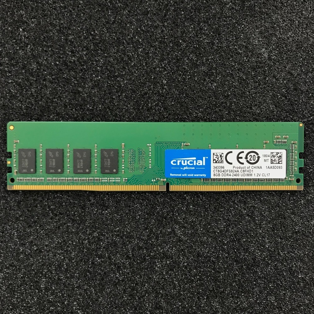 crucial (クルーシャル) PC周辺機器 デスクトップPC用メモリ DDR4 PC4-19200 8GB×1枚 CT8G4DFS824A
