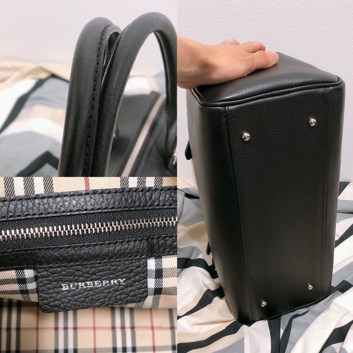 美品】Burberry(バーバリー)ハンドバッグ cnema.fr