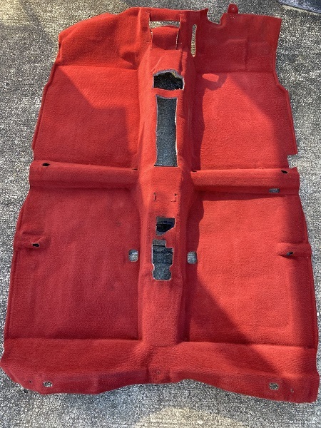 ☆EK9 シビック タイプR 後期 純正 フロア カーペット 美品 赤 レッド