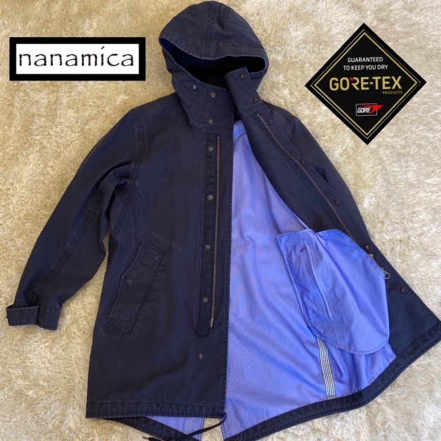 ナナミカ nanamica XSサイズ GORE-TEX ゴアテックスモッズコート 