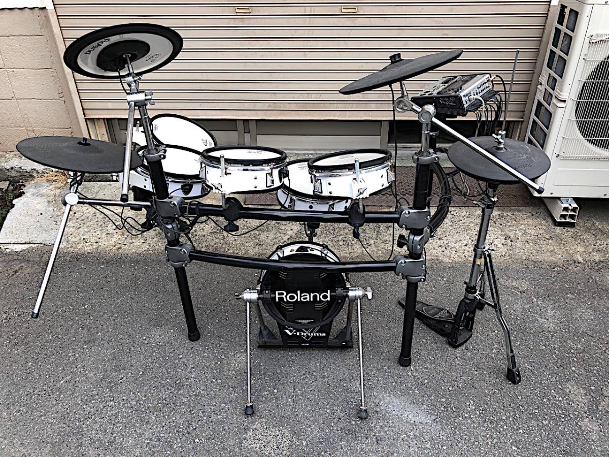 2/128 ジャンク品 Roland V-Drums TD-20 電子ドラムセット 電源 