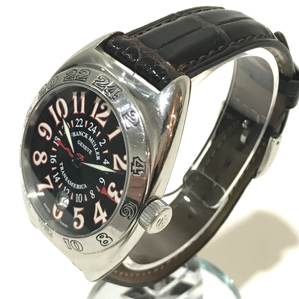 FRANCK MULLER フランクミュラー 2000WW GMT トランスアメリカ ワールドワイド メンズ腕時計 SS_画像2