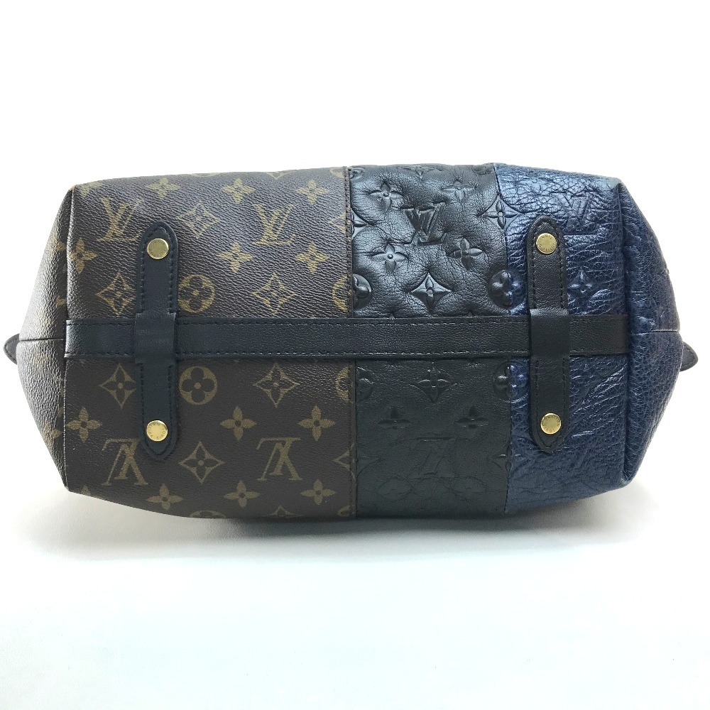 LOUIS VUITTON ルイヴィトン M40504 モノグラム ブロックストート ショルダーバッグ トートバッグ_画像4