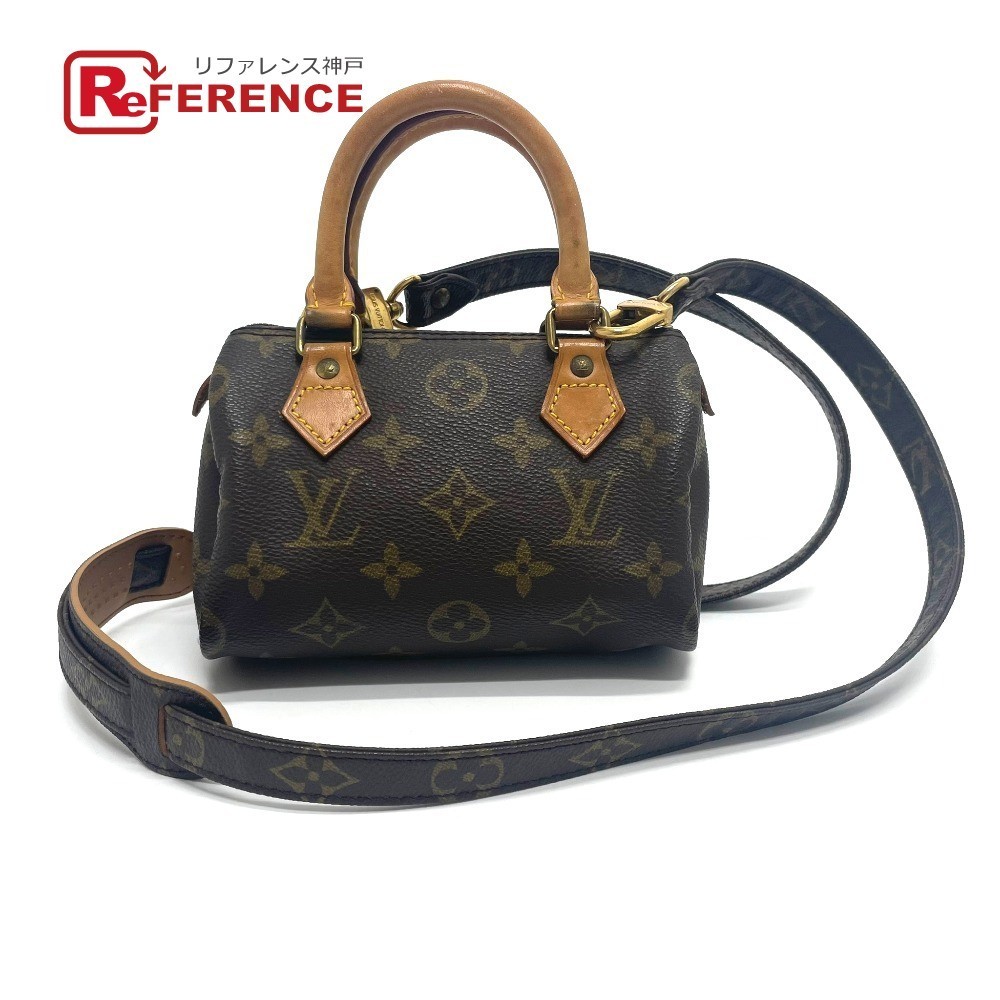 LOUIS VUITTON ルイヴィトン M41354 モノグラム ミニスピーディ ポーチ ミニハンドバッグ レディース_画像1