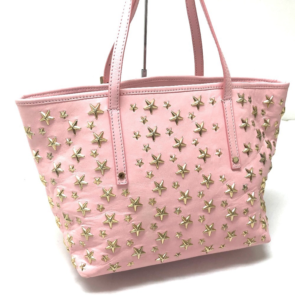 美品 JIMMY CHOO ジミーチュウ 143SASHA.S.CST トートバッグ サシャ