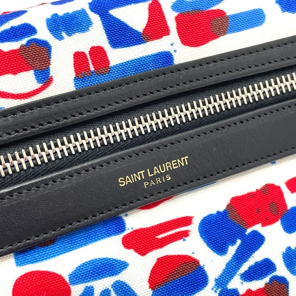 SAINT LAURENT PARIS サンローランパリ 326865 マルチ総柄 バックパック リュックサック メンズ /_画像4