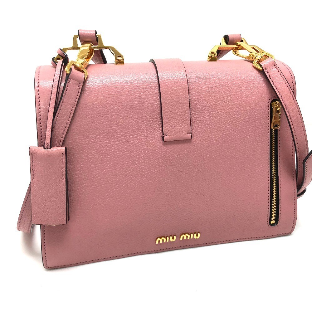 MiuMiu ミュウ ミュウ 5BA108 トートバッグ ハンドバッグ ショルダー