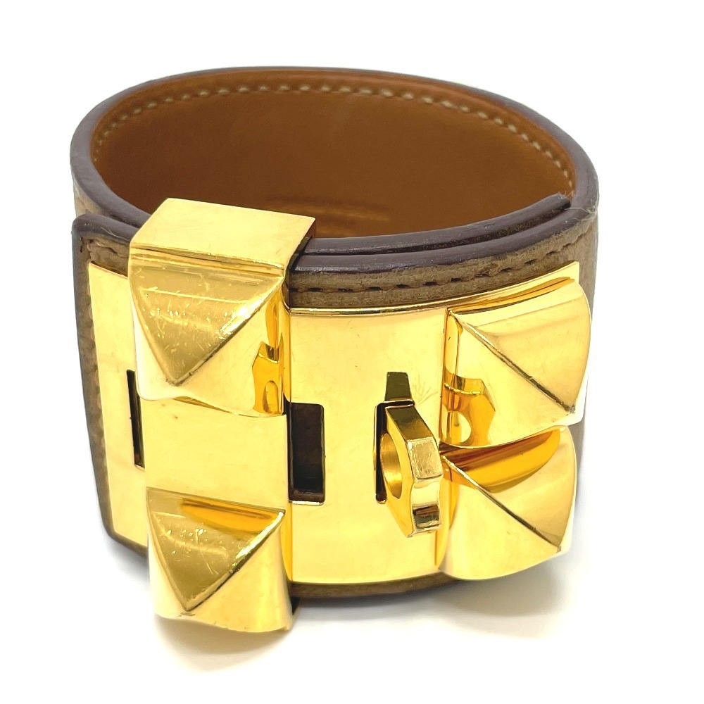 HERMES エルメス メドール コリエドシアン レザーブレスレット