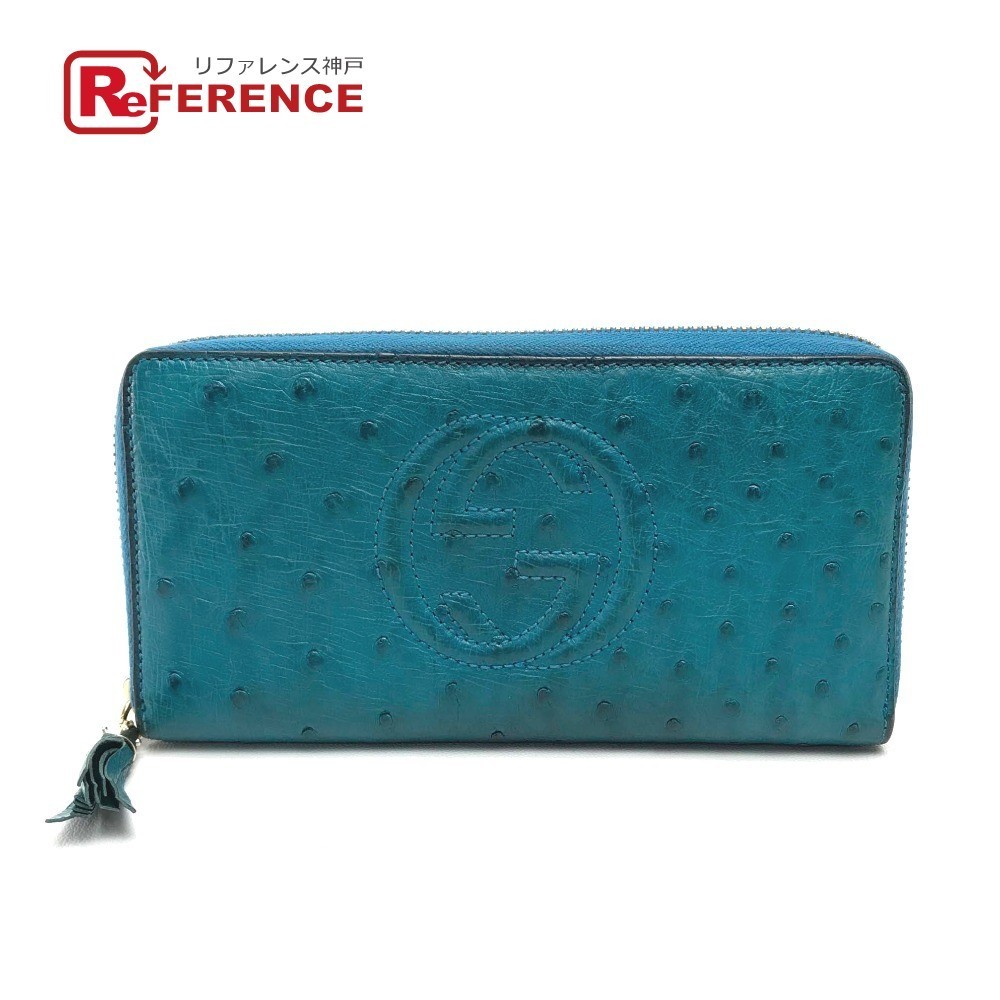GUCCI グッチ 308004 ラウンドファスナー長財布 ロゴ ソーホー