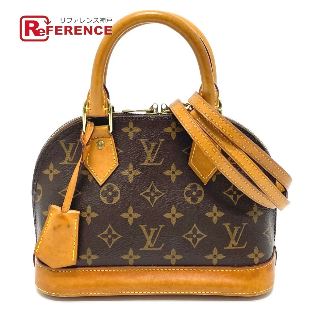 LOUIS VUITTON ルイヴィトン M53152 アルマBB 2WAY ショルダーバッグ モノグラム ハンドバッグ ブラウン レディース【中古】_画像1