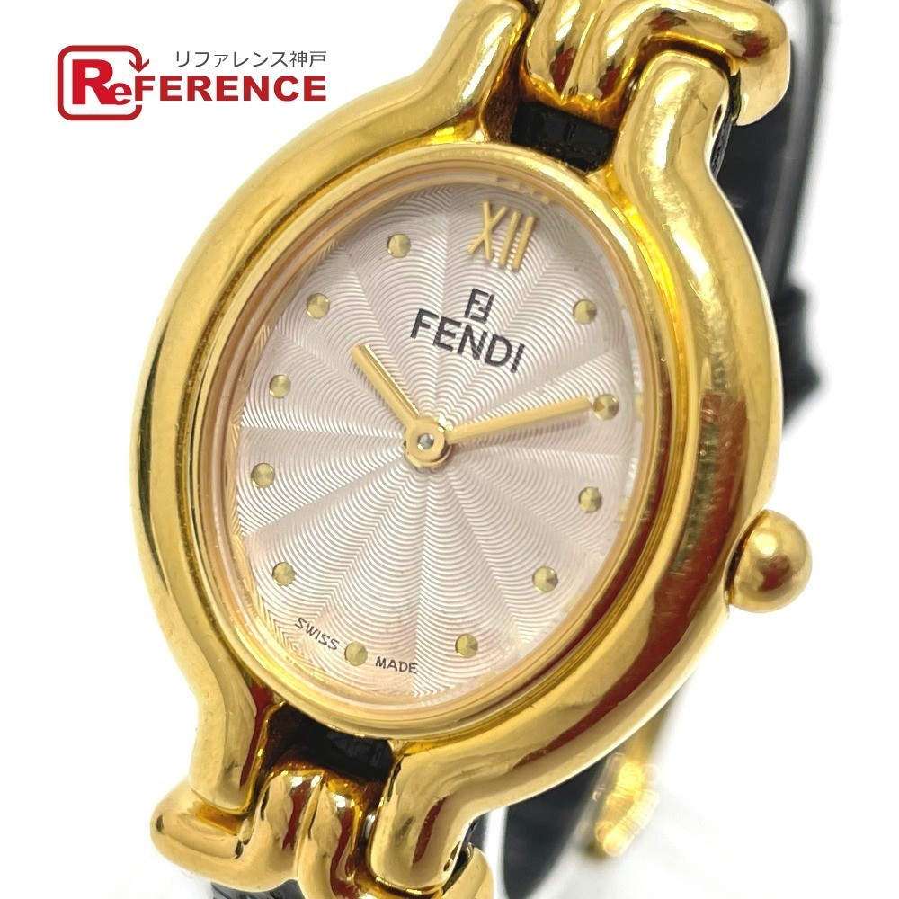 国内発送 FENDI フェンディ レディース SS/革ベルト レディース腕時計