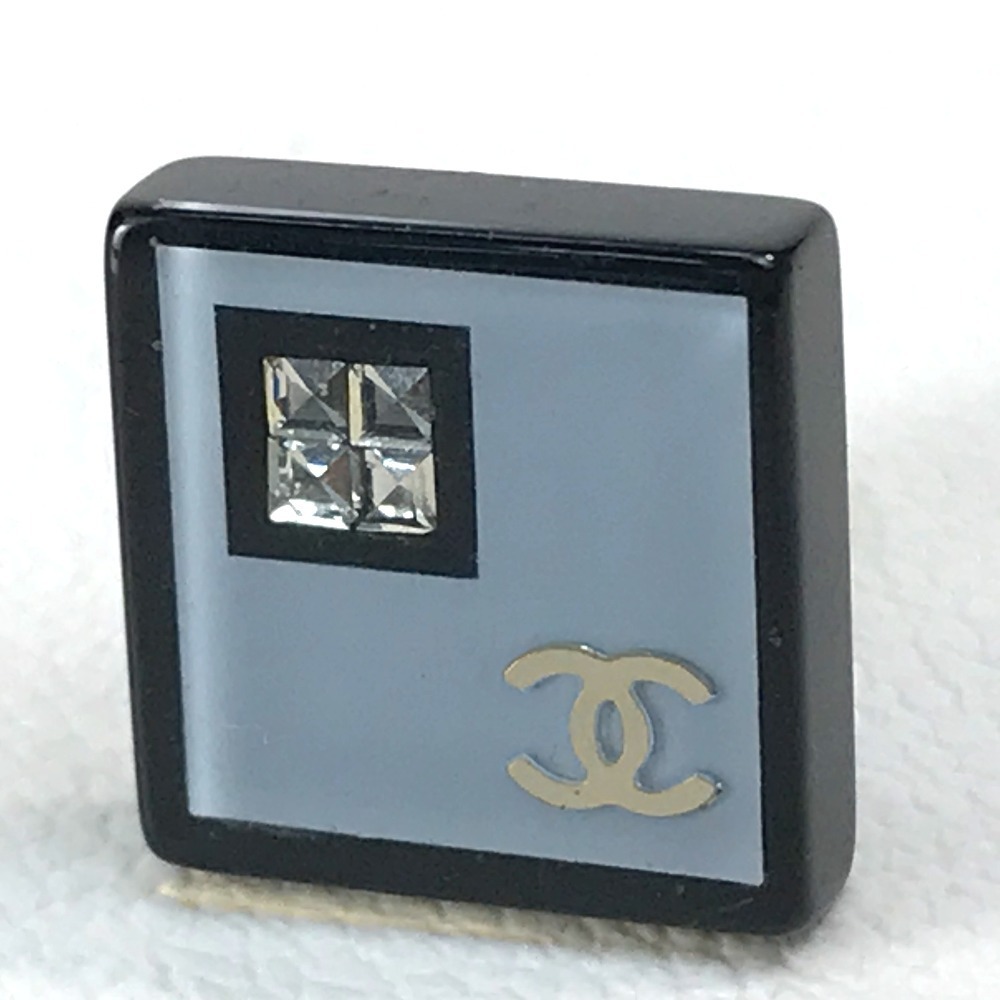 当店の記念日 CHANEL ラインストーン スクエアココ ココマーク CC シャネル イヤリング