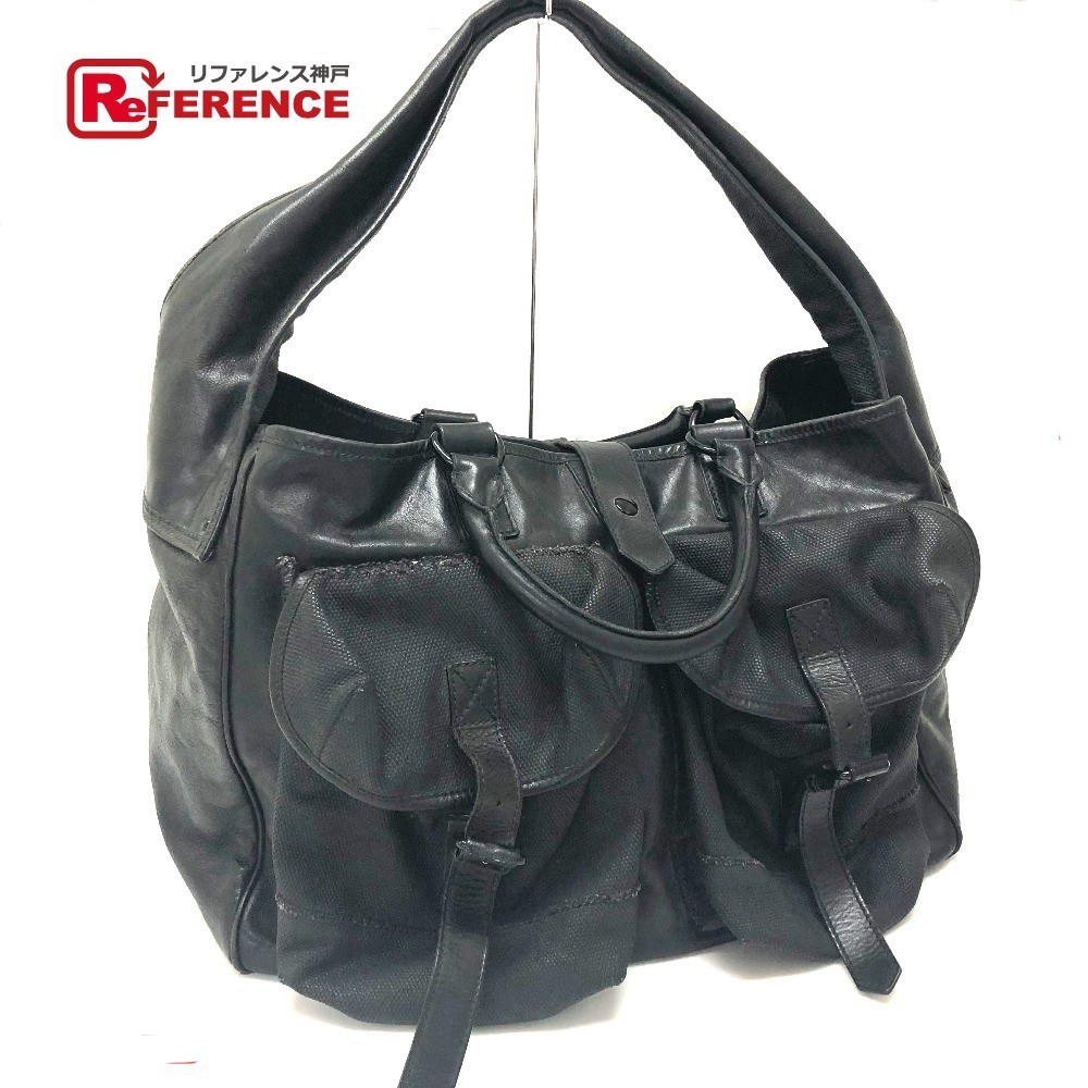 贅沢品 BALENCIAGA レザー/コーティングキャンバス ショルダーバッグ トートバッグ 203213 バレンシアガ かばん、バッグ 贅沢品 BALENCIAGA レザー/コーティングキャンバス ショルダーバッグ トートバッグ 203213 バレンシアガ かばん、バッグ
