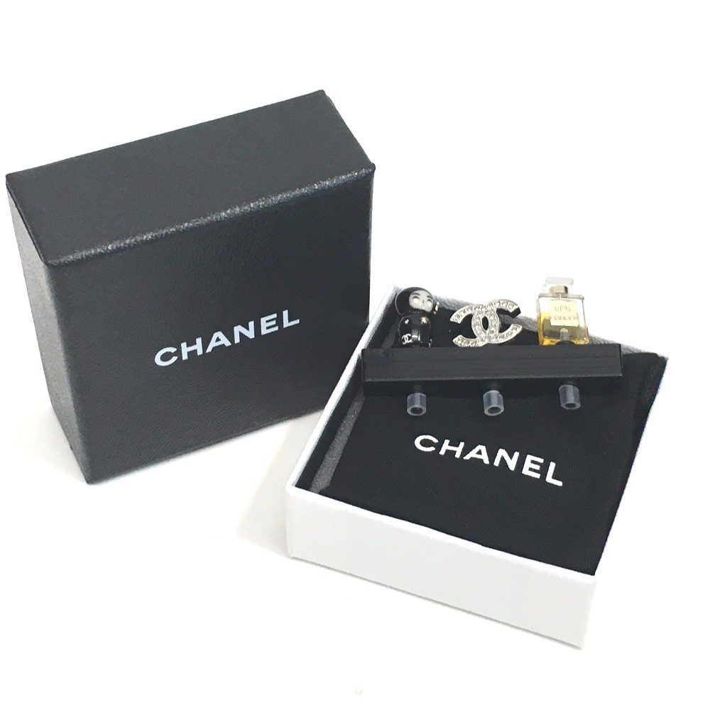  unused CHANEL Chanel on sea collection earphone jack 3 point set earphone jack unisex 