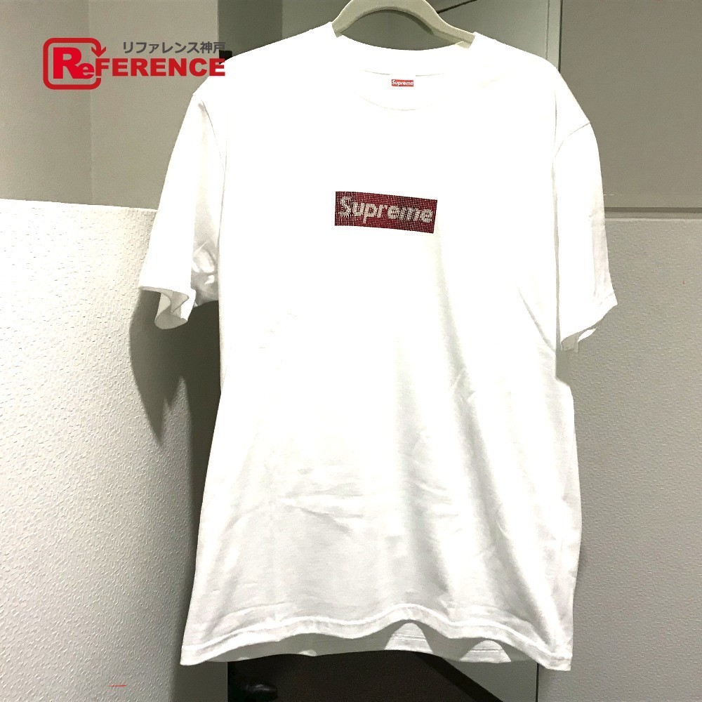 未使用 SUPREME シュプリーム SUPREMEスワロフスキー Tシャツ ボックス