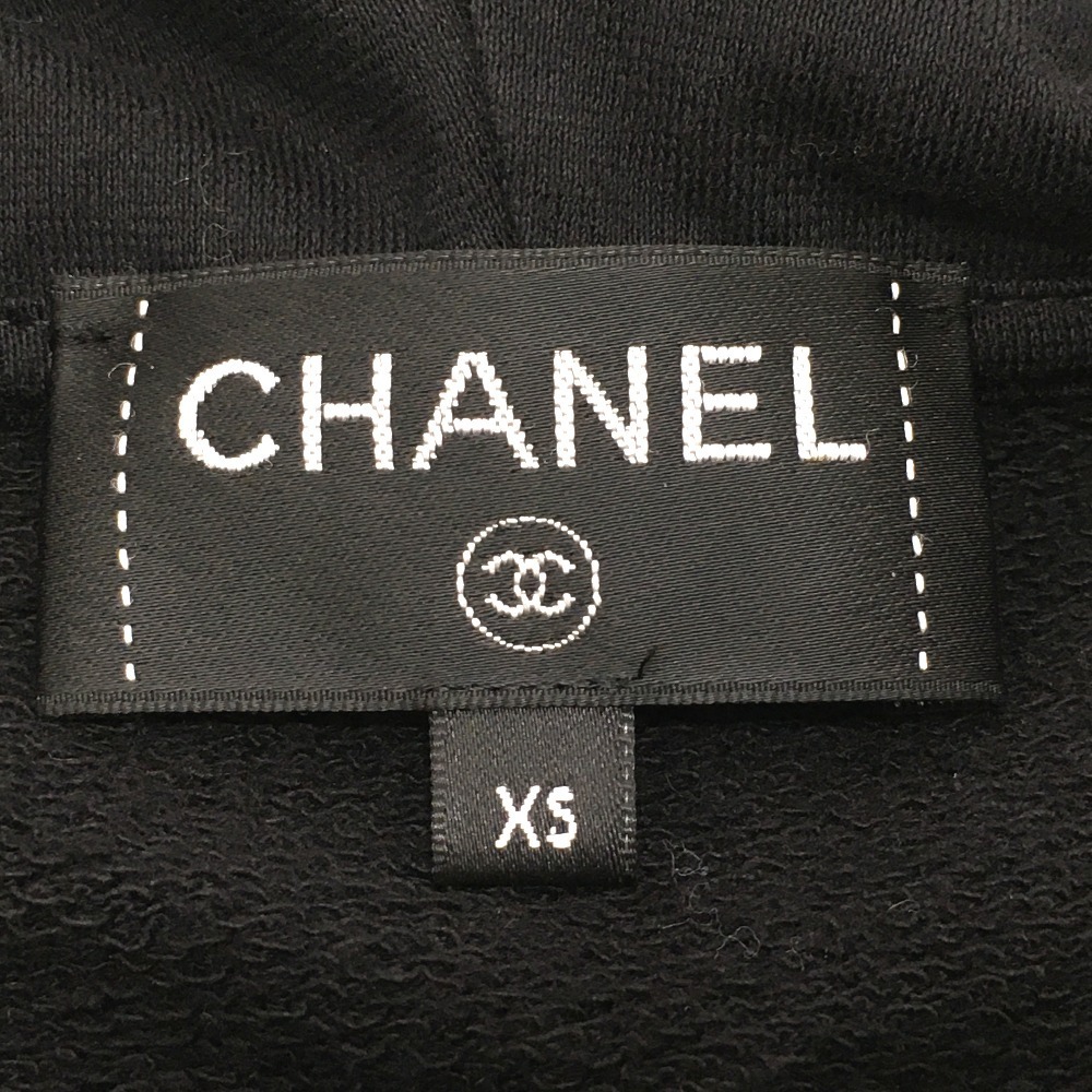 CHANEL シャネル P63299 グラフティ CC ロゴ 20P スウェット ジップアップパーカー パーカー 長袖_画像5