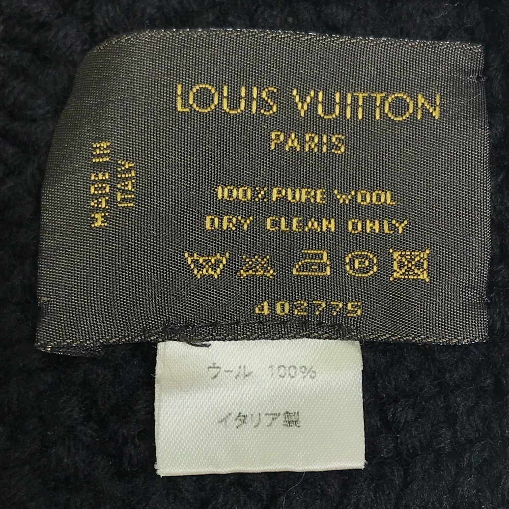 LOUIS VUITTON ルイヴィトン 402775 エシャルプ・ダミエ ストール ニットマフラー ウール ユニセックス_画像10