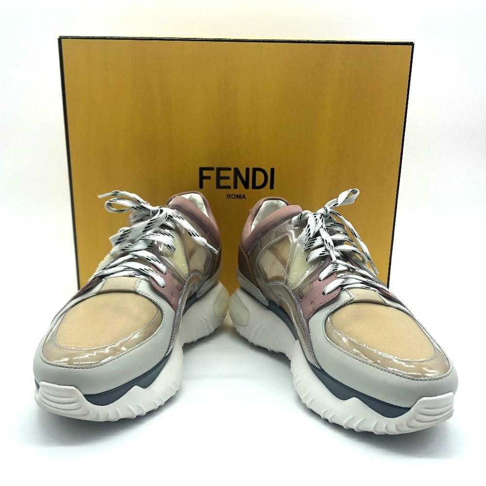 FENDI フェンディ 7E1189 メンズ レディース シューズ FFロゴ スニーカー メンズ_画像8