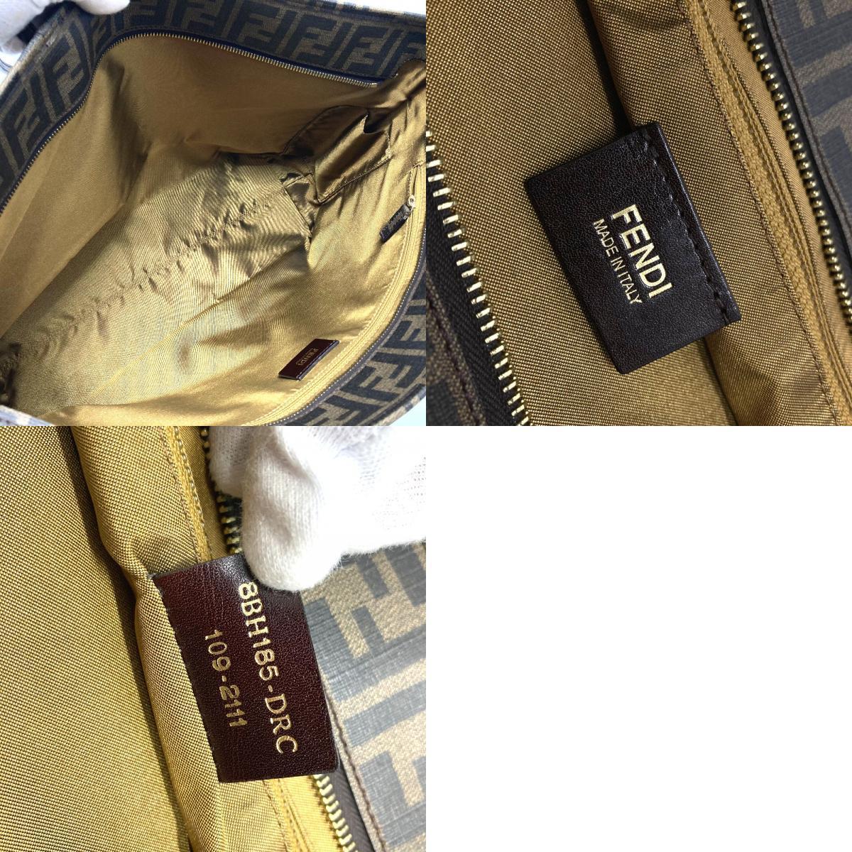 FENDI フェンディ 8BH185 ズッカ柄 スターパンチング トートバッグ PVC