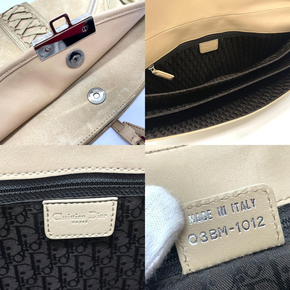 Dior ディオール レースアップ ワンショルダー ショルダーバッグ
