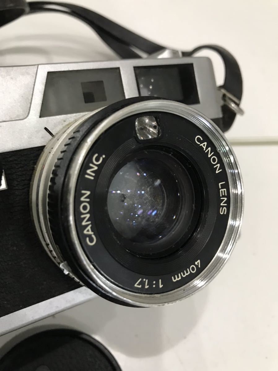 クリアランス卸値 ★Canon キヤノン Canonet QL17 LENS 40mm 1:1.7 フィルムカメラ  ジャンク 0118NA #C750