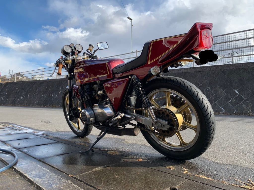 Z400FX オリジナル外装セット FRPロングタンク シングルシート Z400FX オリジナル外装セット FRPロングタンク シングルシート