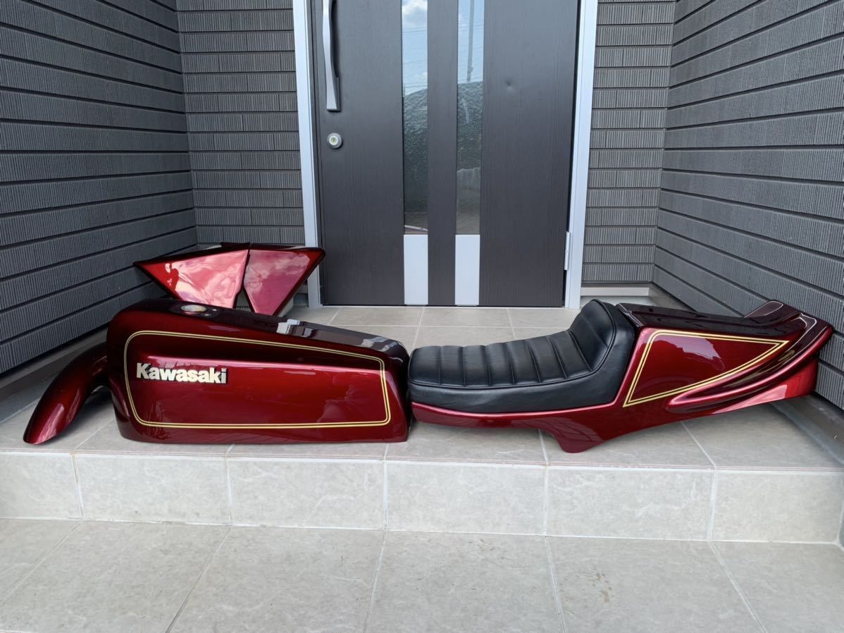 Z400FX オリジナル外装セット FRPロングタンク シングルシート Z400FX オリジナル外装セット FRPロングタンク シングルシート