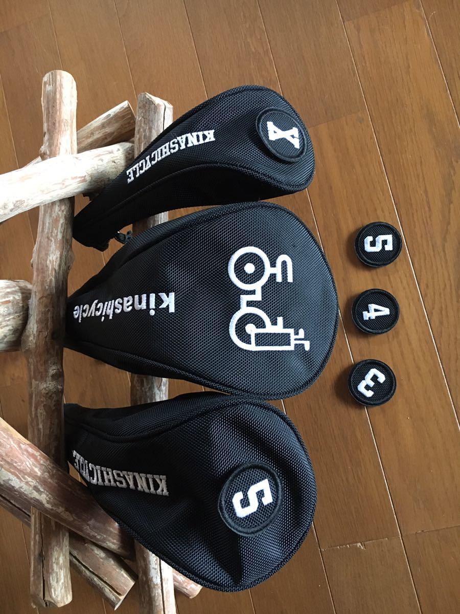 木梨サイクル ゴルフ ヘッドカバー セット 3
