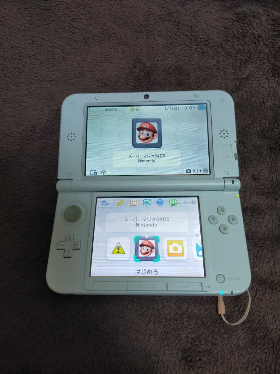 春物がお買い得☆週末限定SALE 3DSLL 付属品完備 本体 LL ホワイト