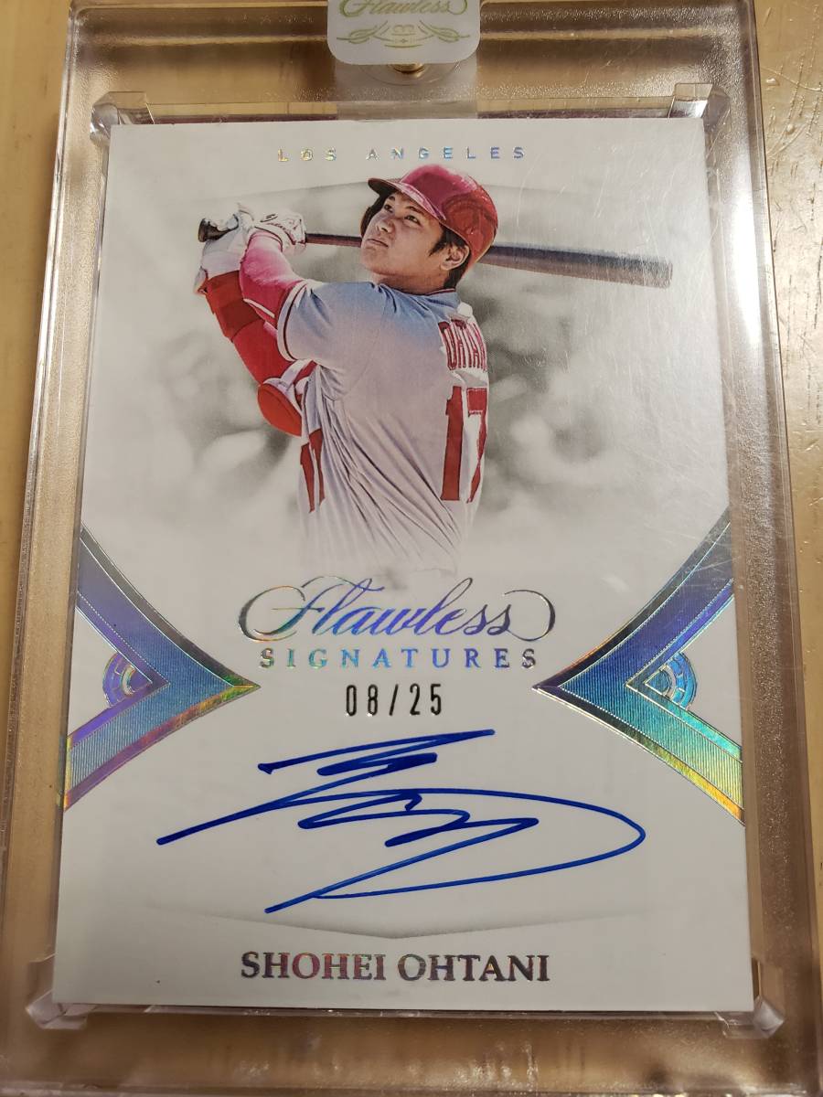 25枚限定 サイン 2019 -20 Panini Flawless SHOHEI OHTANI Auto (#/25) / 大谷翔平 Autograph _画像1