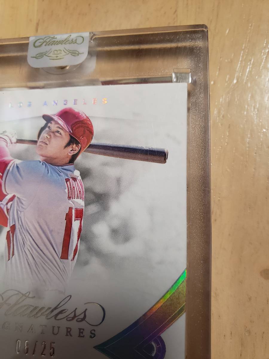 25枚限定 サイン 2019 -20 Panini Flawless SHOHEI OHTANI Auto (#/25) / 大谷翔平 Autograph _画像5