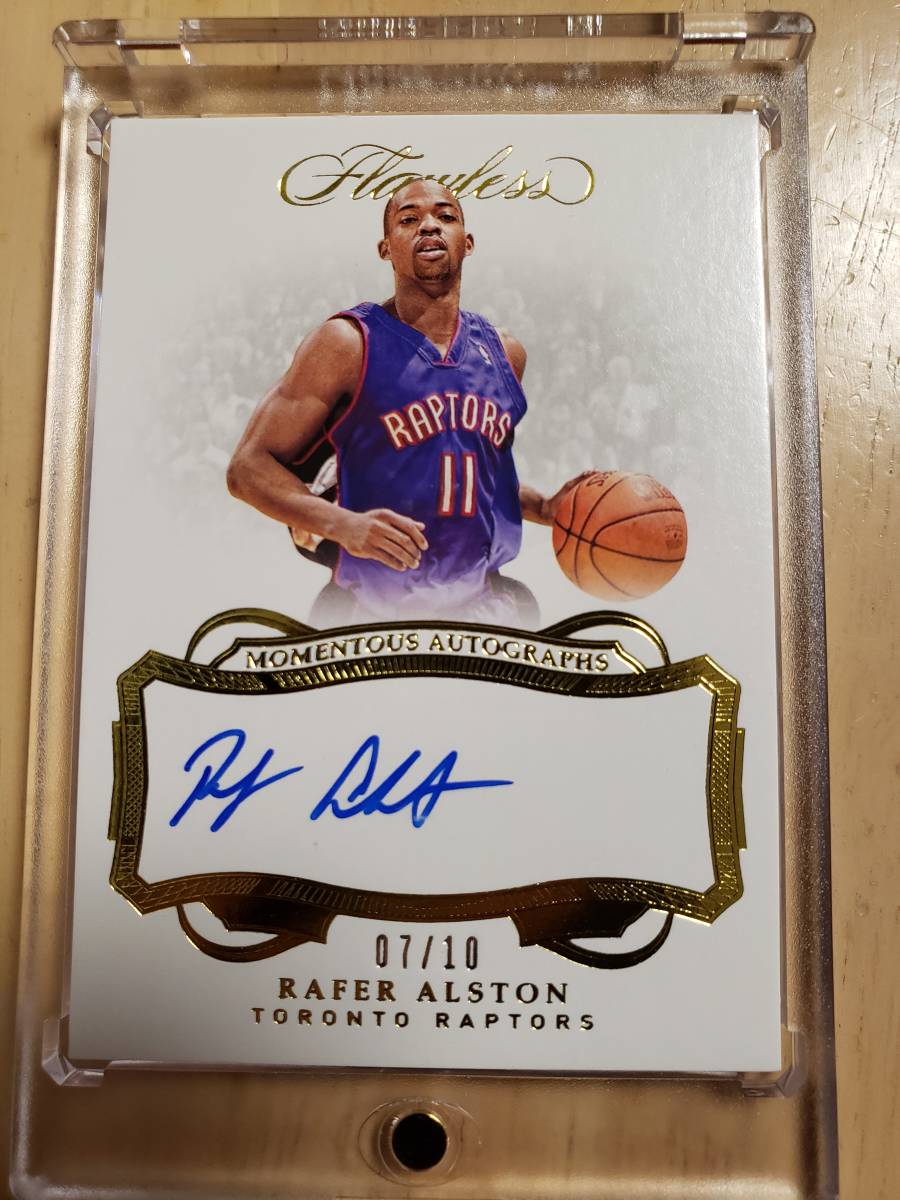 10枚限定 2018 -19 Panini Flawless RAFER ALSTON Auto (#7/10) / レイファー オルストン Autograph