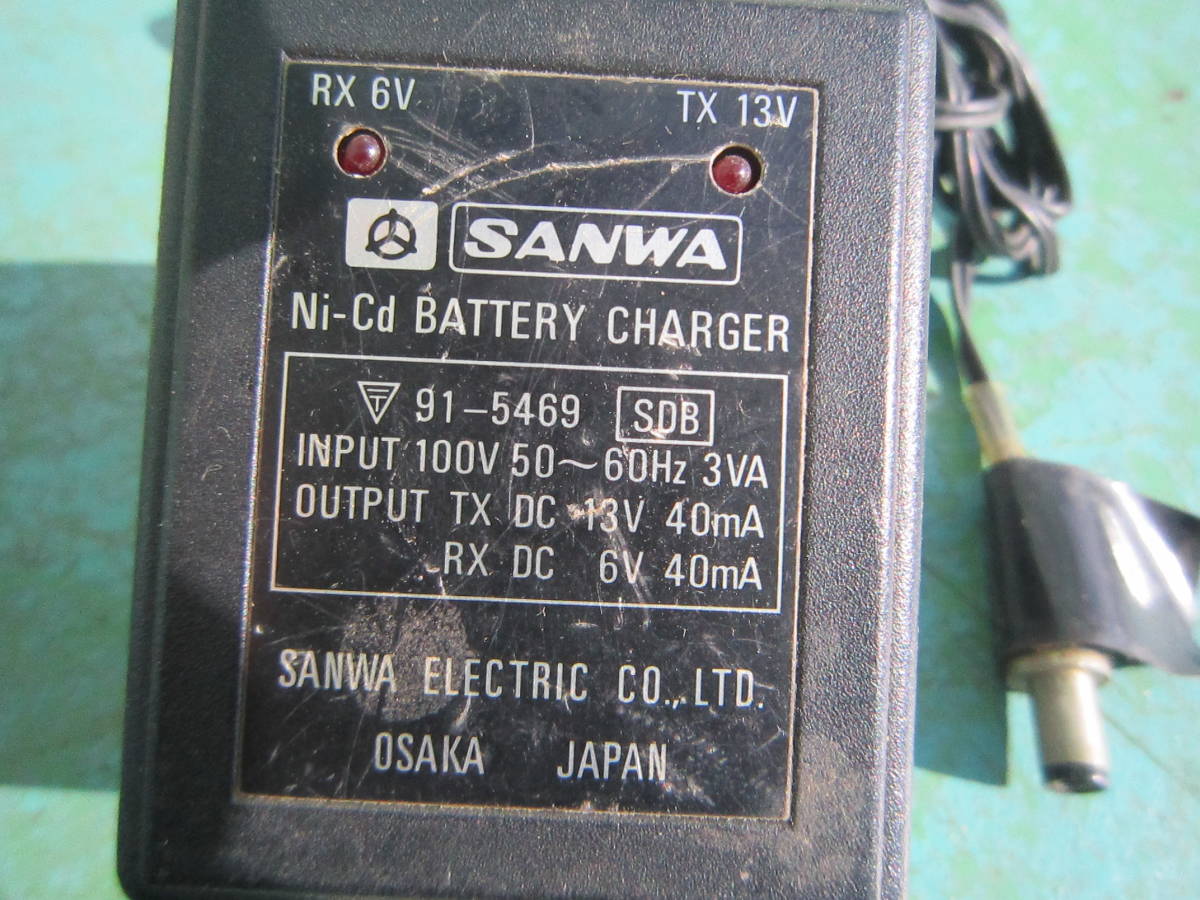 [ быстрое решение ]SANWA зарядное устройство Ni-Cd BATTERY CHARGE б/у,,,B