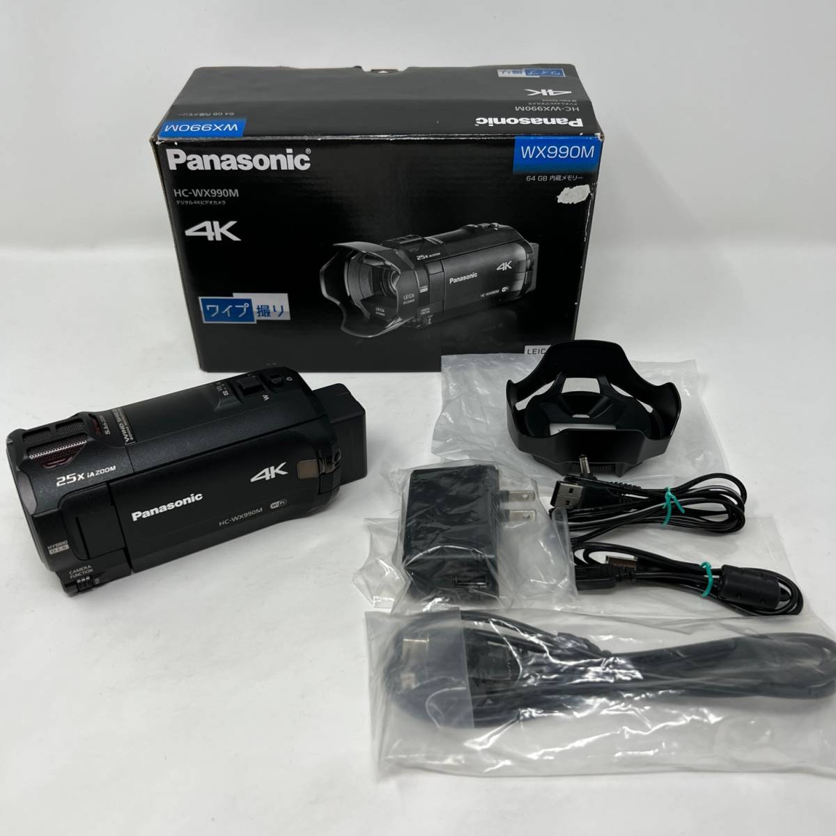 ファッションデザイナー Panasonic 「HC-WX990M」ワイプ撮り対応 4Kビデオカメラ - ビデオカメラ